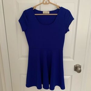 Blue Skater Dress